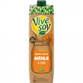 PASCUAL VIVESOY Zumo de naranja y soja envase 1 L